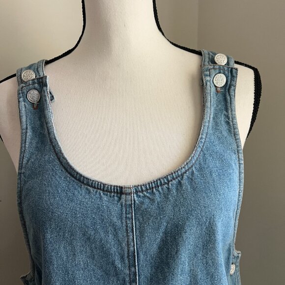 Vintage Denim Dress by PG Collections Designed by Ginger Bort Size 2 - Picture 2 of 7